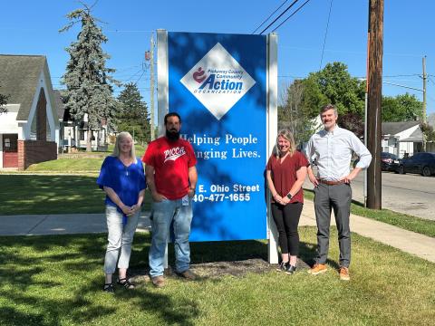 Members of PICCA and Ohio Rural Development in Circleville, Ohio