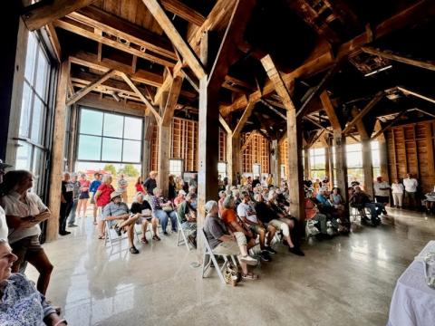 Inside Door County Granary