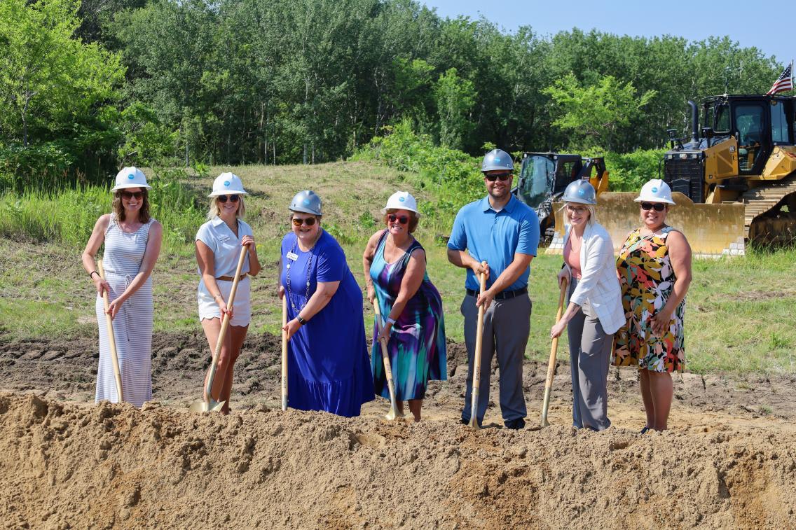 USDA Rural Development staff participated in the groundbreaking at Summer Meadows, a development that will offer affordable housing to Alexandria residents through a Habitat for Humanity partnership. 
