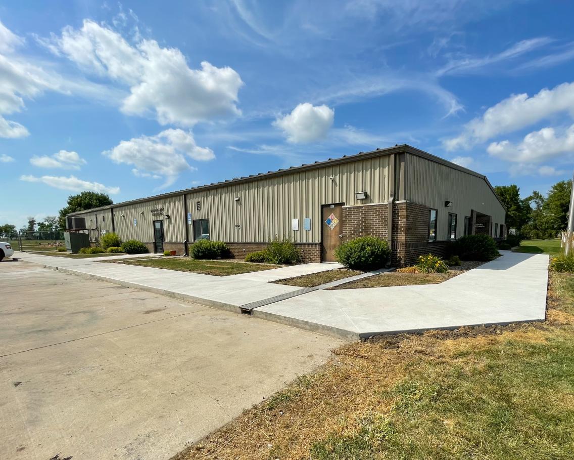 Exterior photo of Wagner Early Childhood and new sidewalks