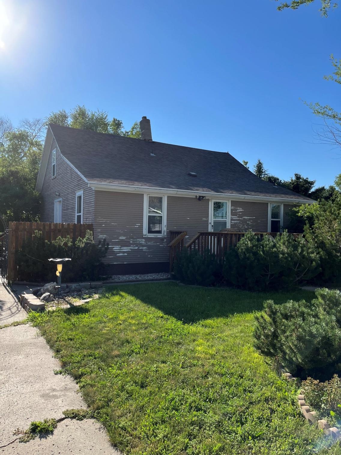 Bob and Mary Ann Volk's home before remodeling.