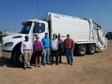 garbage truck photo
