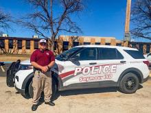 Seymour ISD in front of their new cruiser