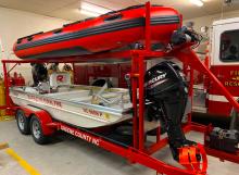 USDA provided a grant 0f $31,500 to assist in purchasing and outfit of a new rescue boat for Scuffleton. The town will use the boat to assist in water rescue in its home county and the surrounding areas.