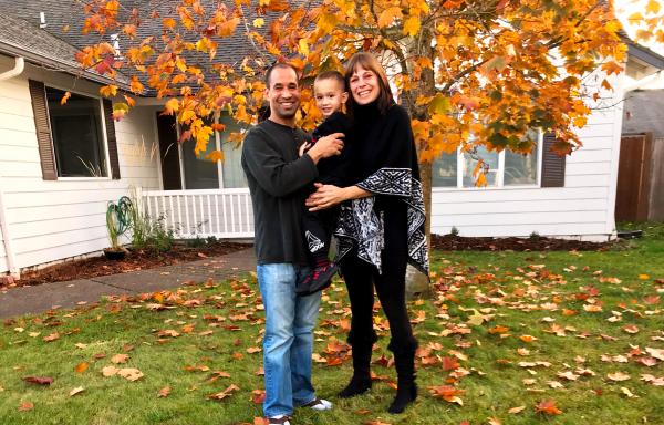 The Weise family recently moved into their new home in Molalla, Oregon.
